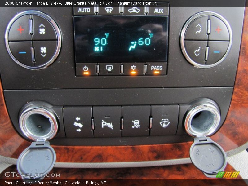 Controls of 2008 Tahoe LTZ 4x4