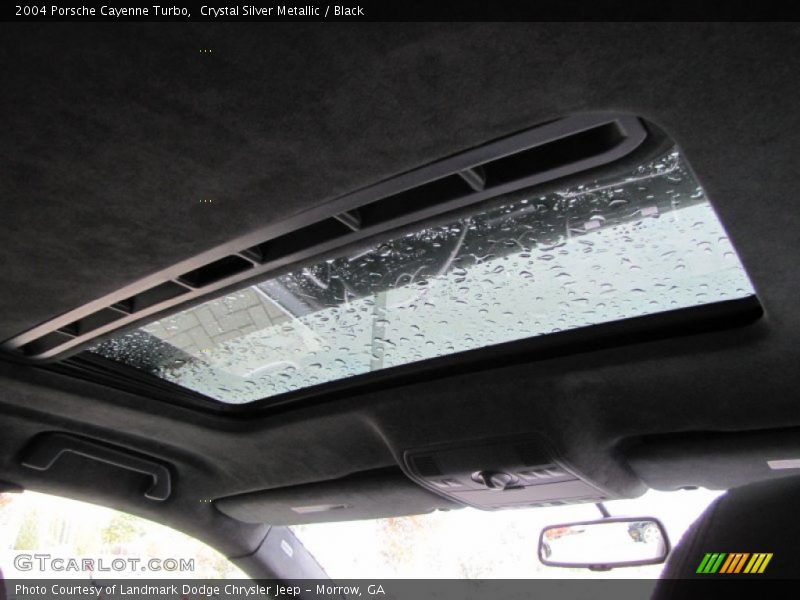Crystal Silver Metallic / Black 2004 Porsche Cayenne Turbo