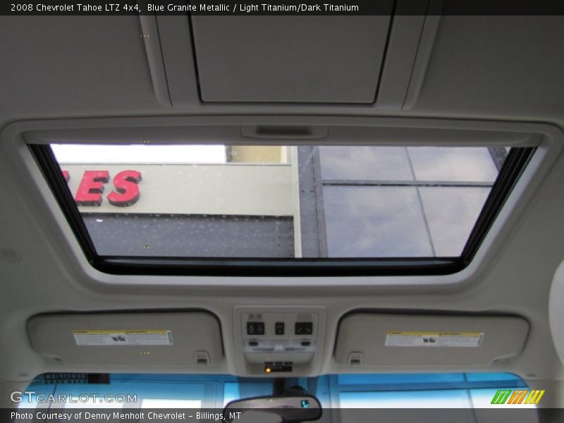 Blue Granite Metallic / Light Titanium/Dark Titanium 2008 Chevrolet Tahoe LTZ 4x4
