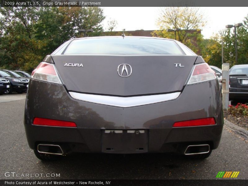 Grigio Gray Metallic / Parchment 2009 Acura TL 3.5