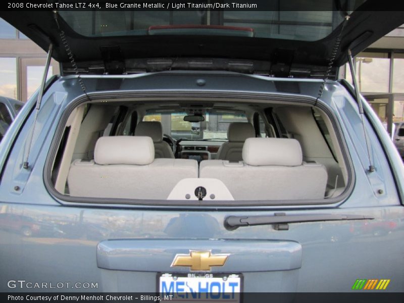 Blue Granite Metallic / Light Titanium/Dark Titanium 2008 Chevrolet Tahoe LTZ 4x4