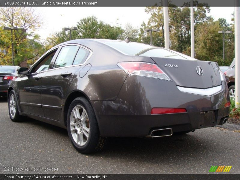 Grigio Gray Metallic / Parchment 2009 Acura TL 3.5