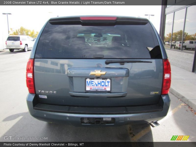 Blue Granite Metallic / Light Titanium/Dark Titanium 2008 Chevrolet Tahoe LTZ 4x4