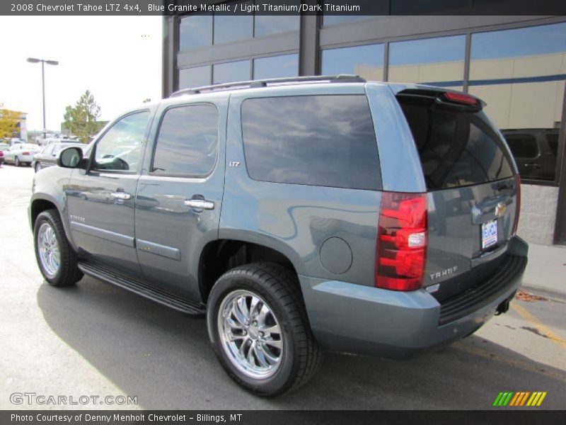 Blue Granite Metallic / Light Titanium/Dark Titanium 2008 Chevrolet Tahoe LTZ 4x4