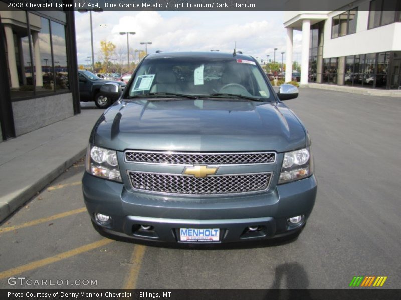 Blue Granite Metallic / Light Titanium/Dark Titanium 2008 Chevrolet Tahoe LTZ 4x4