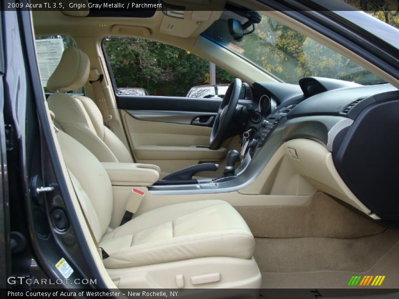 Grigio Gray Metallic / Parchment 2009 Acura TL 3.5