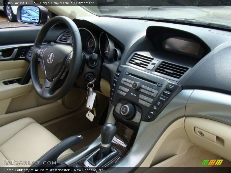 Grigio Gray Metallic / Parchment 2009 Acura TL 3.5