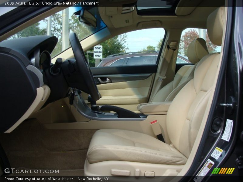 Grigio Gray Metallic / Parchment 2009 Acura TL 3.5