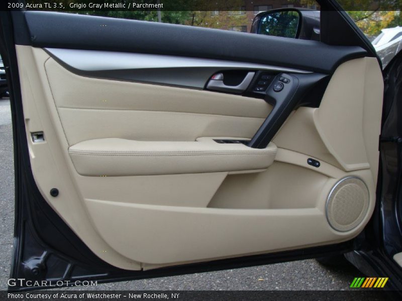 Grigio Gray Metallic / Parchment 2009 Acura TL 3.5