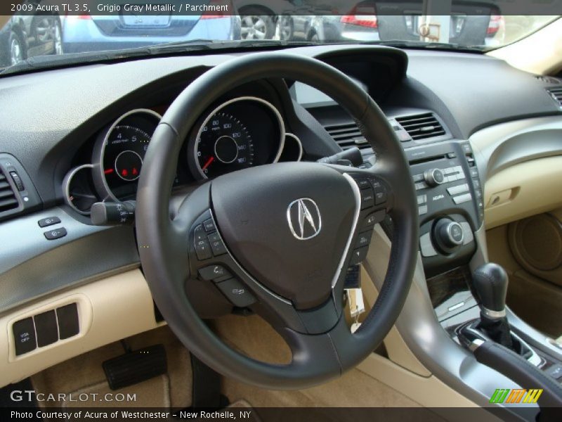 Grigio Gray Metallic / Parchment 2009 Acura TL 3.5