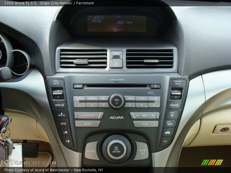 Grigio Gray Metallic / Parchment 2009 Acura TL 3.5