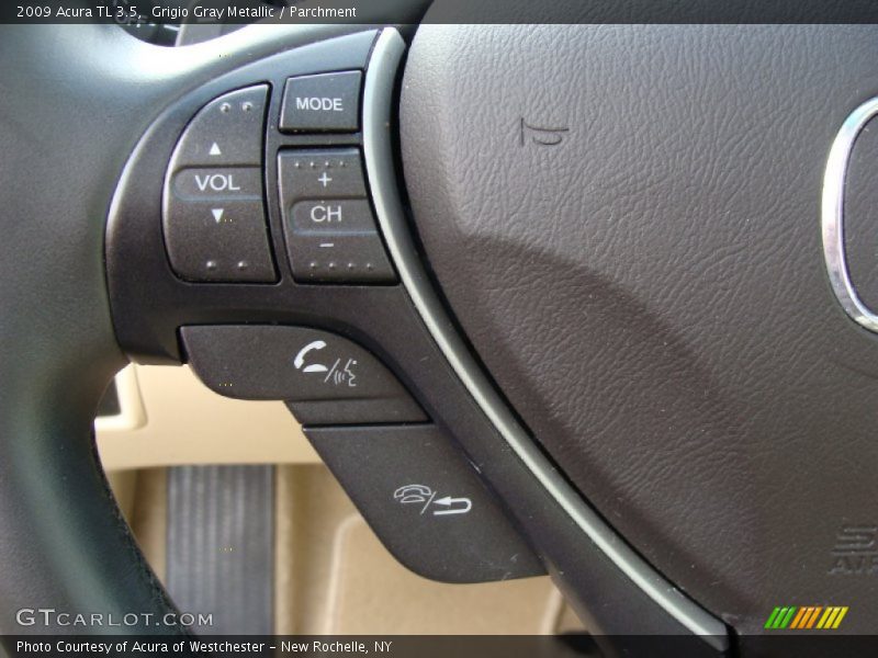 Grigio Gray Metallic / Parchment 2009 Acura TL 3.5