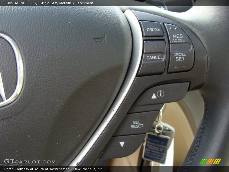 Grigio Gray Metallic / Parchment 2009 Acura TL 3.5