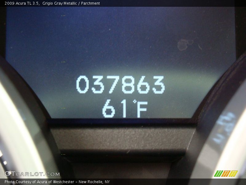 Grigio Gray Metallic / Parchment 2009 Acura TL 3.5