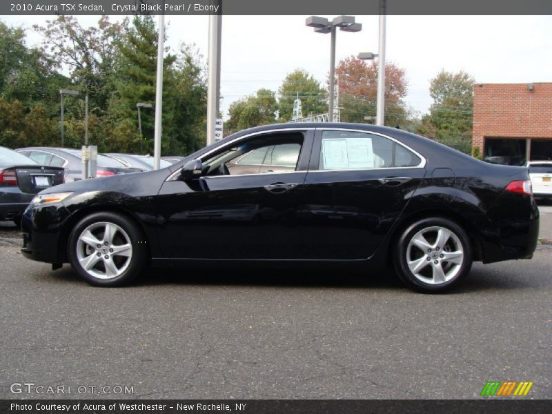 Crystal Black Pearl / Ebony 2010 Acura TSX Sedan