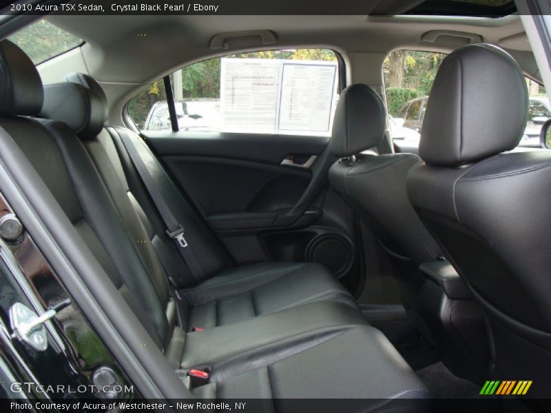  2010 TSX Sedan Ebony Interior