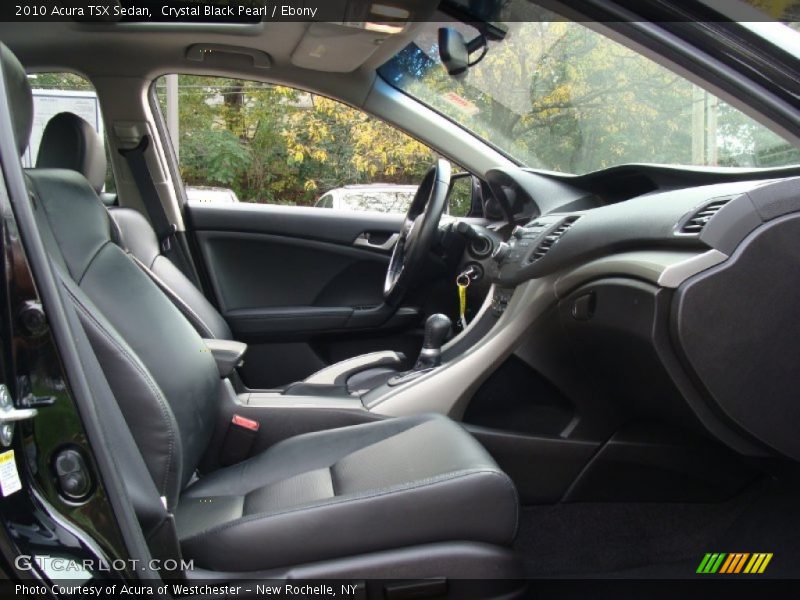  2010 TSX Sedan Ebony Interior
