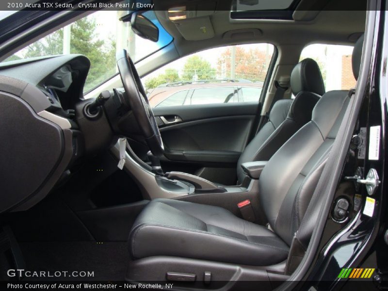 Crystal Black Pearl / Ebony 2010 Acura TSX Sedan