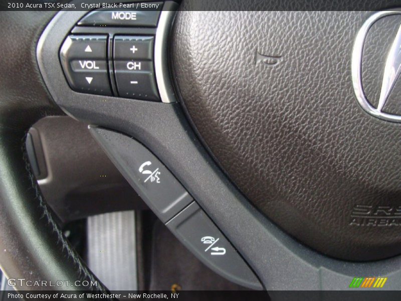 Crystal Black Pearl / Ebony 2010 Acura TSX Sedan