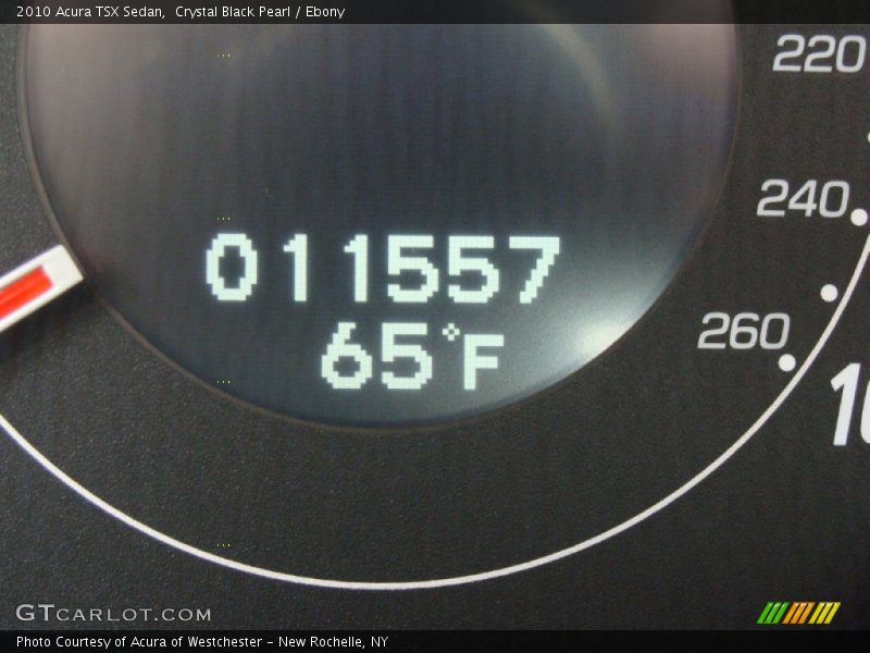 Crystal Black Pearl / Ebony 2010 Acura TSX Sedan