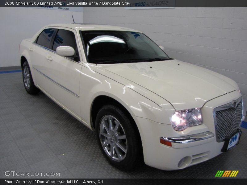Cool Vanilla White / Dark Slate Gray 2008 Chrysler 300 Limited AWD