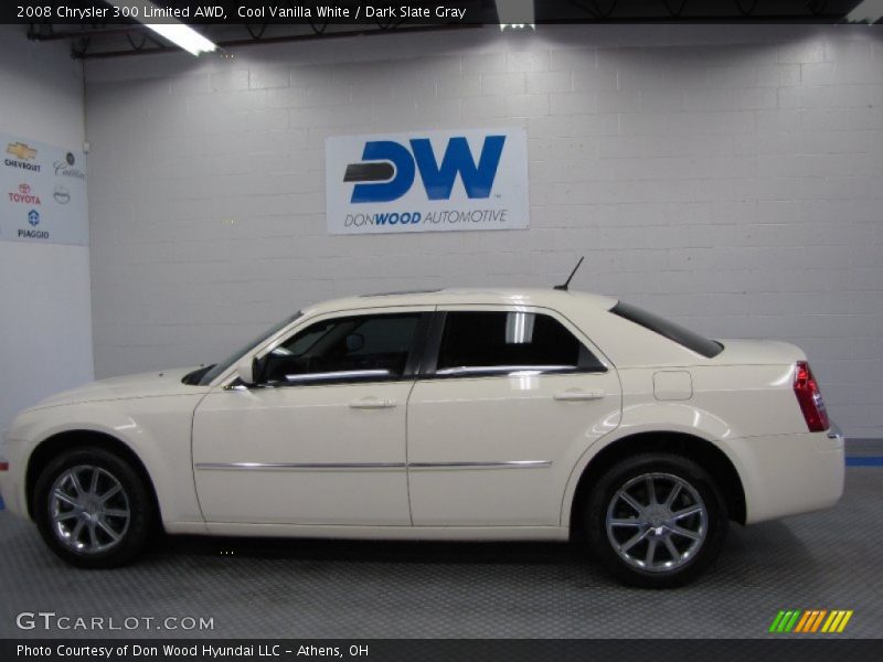 Cool Vanilla White / Dark Slate Gray 2008 Chrysler 300 Limited AWD