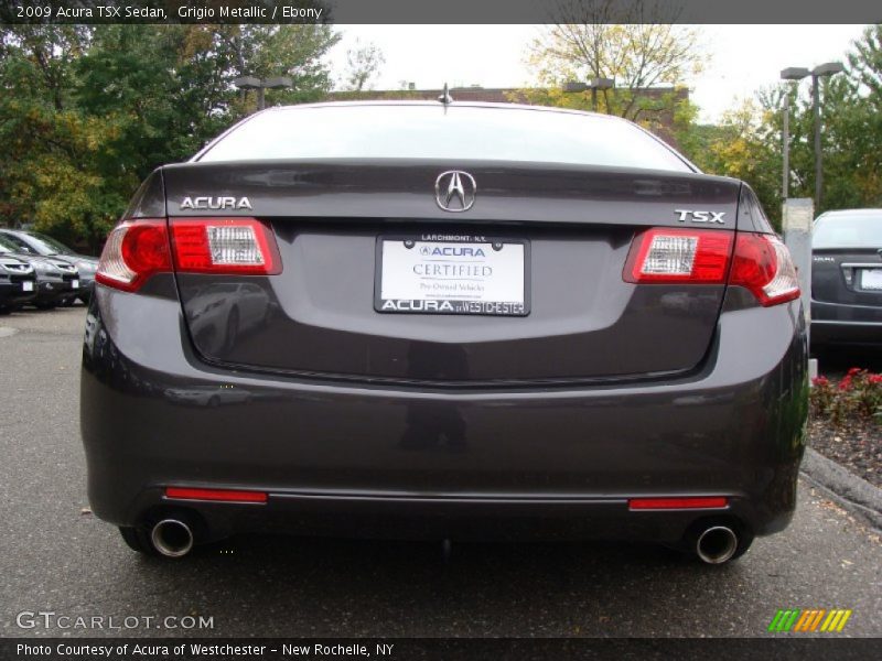 Grigio Metallic / Ebony 2009 Acura TSX Sedan