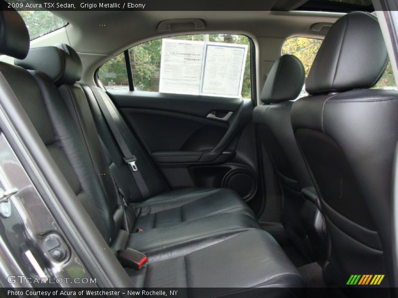 Grigio Metallic / Ebony 2009 Acura TSX Sedan