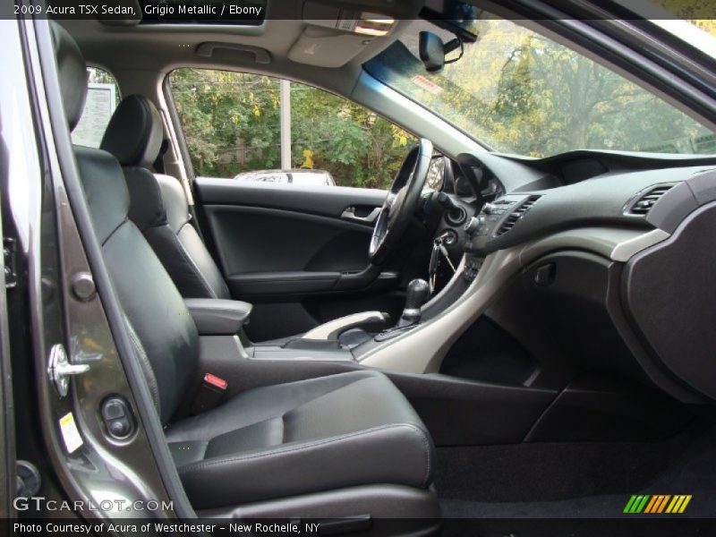 Grigio Metallic / Ebony 2009 Acura TSX Sedan
