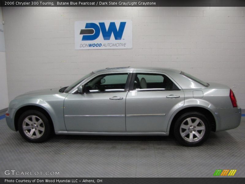 Butane Blue Pearlcoat / Dark Slate Gray/Light Graystone 2006 Chrysler 300 Touring