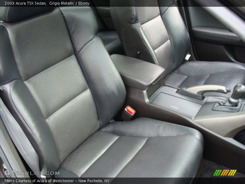 Grigio Metallic / Ebony 2009 Acura TSX Sedan