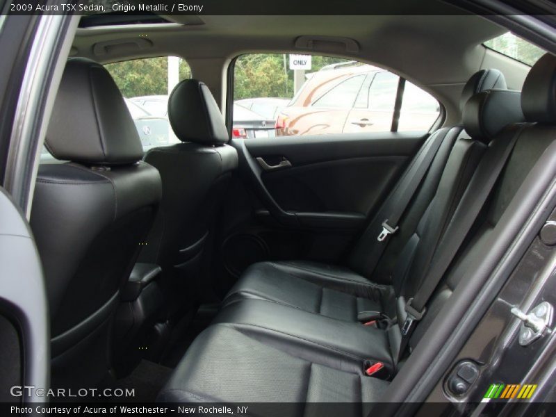 Grigio Metallic / Ebony 2009 Acura TSX Sedan