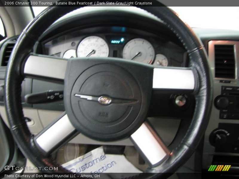 Butane Blue Pearlcoat / Dark Slate Gray/Light Graystone 2006 Chrysler 300 Touring