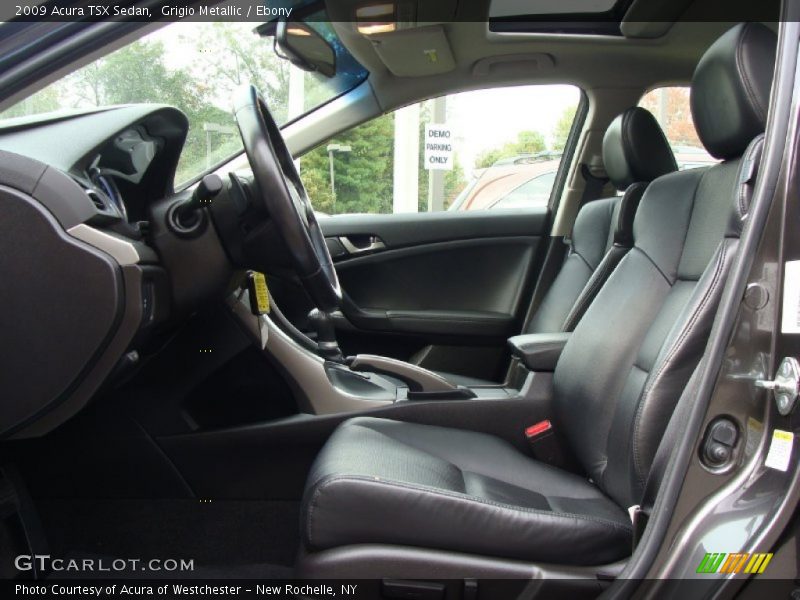 Grigio Metallic / Ebony 2009 Acura TSX Sedan