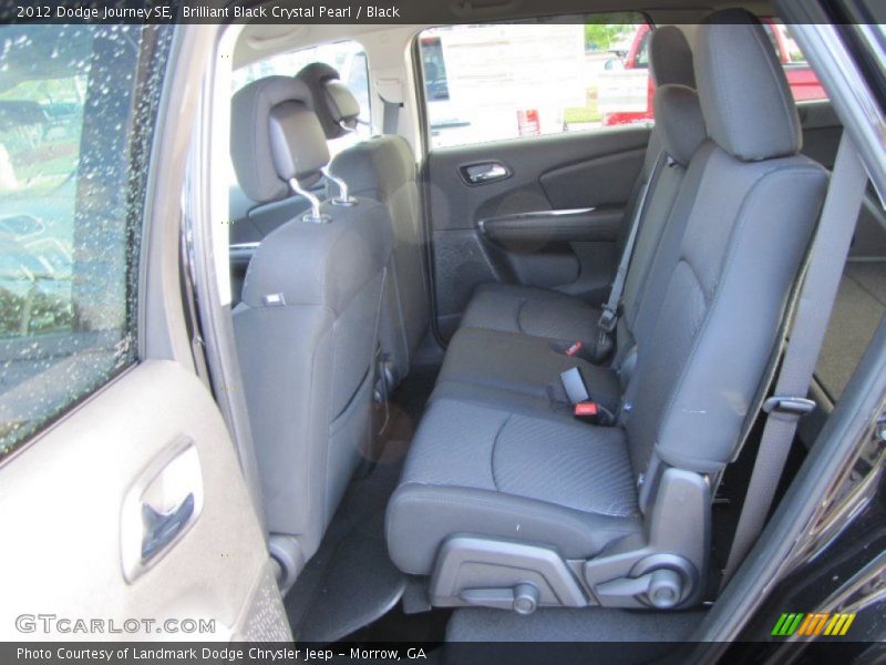 Brilliant Black Crystal Pearl / Black 2012 Dodge Journey SE