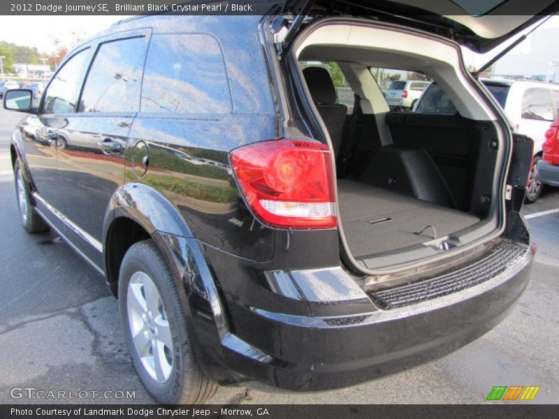 Brilliant Black Crystal Pearl / Black 2012 Dodge Journey SE