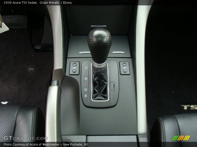 Grigio Metallic / Ebony 2009 Acura TSX Sedan