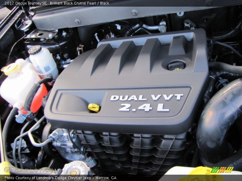Brilliant Black Crystal Pearl / Black 2012 Dodge Journey SE