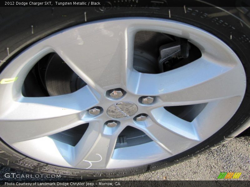 Tungsten Metallic / Black 2012 Dodge Charger SXT