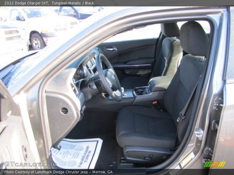 Tungsten Metallic / Black 2012 Dodge Charger SXT