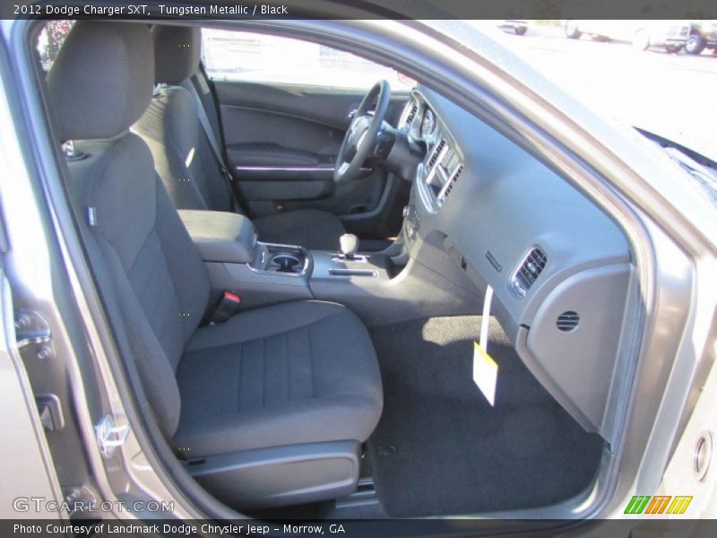 Tungsten Metallic / Black 2012 Dodge Charger SXT