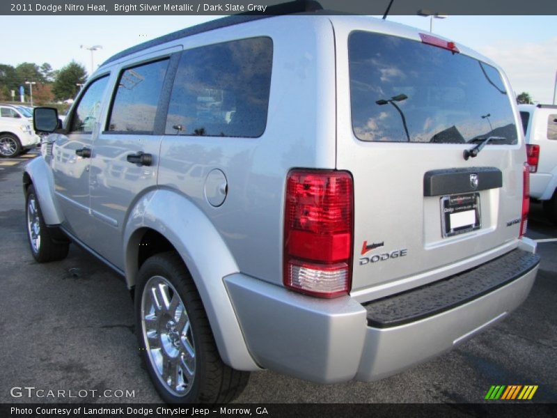 Bright Silver Metallic / Dark Slate Gray 2011 Dodge Nitro Heat