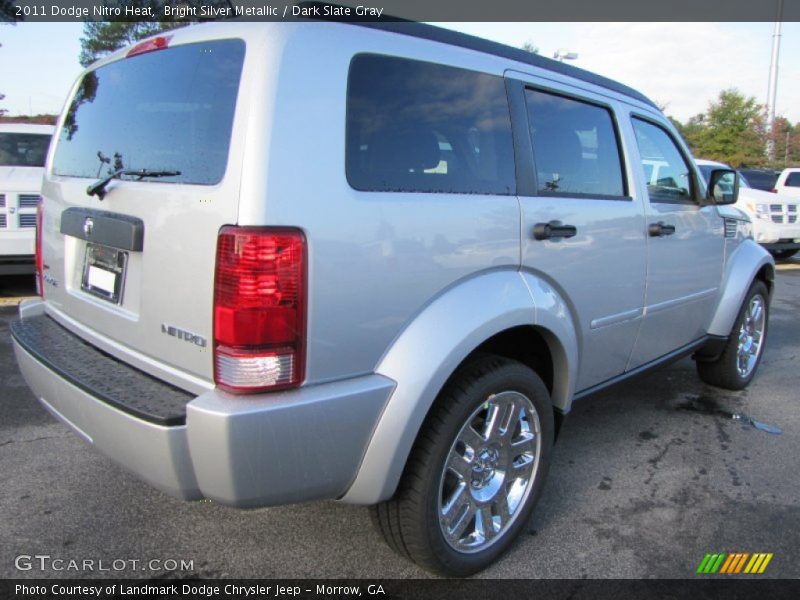 Bright Silver Metallic / Dark Slate Gray 2011 Dodge Nitro Heat