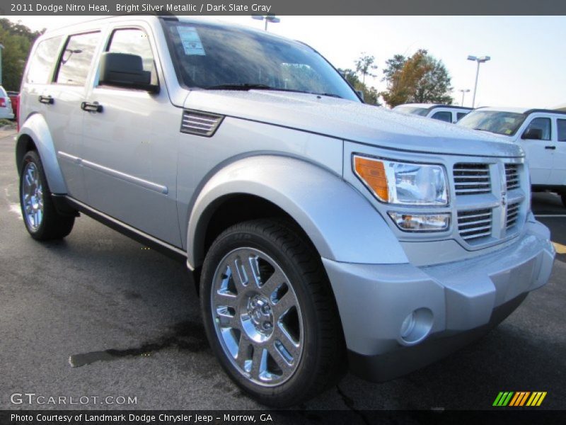Bright Silver Metallic / Dark Slate Gray 2011 Dodge Nitro Heat