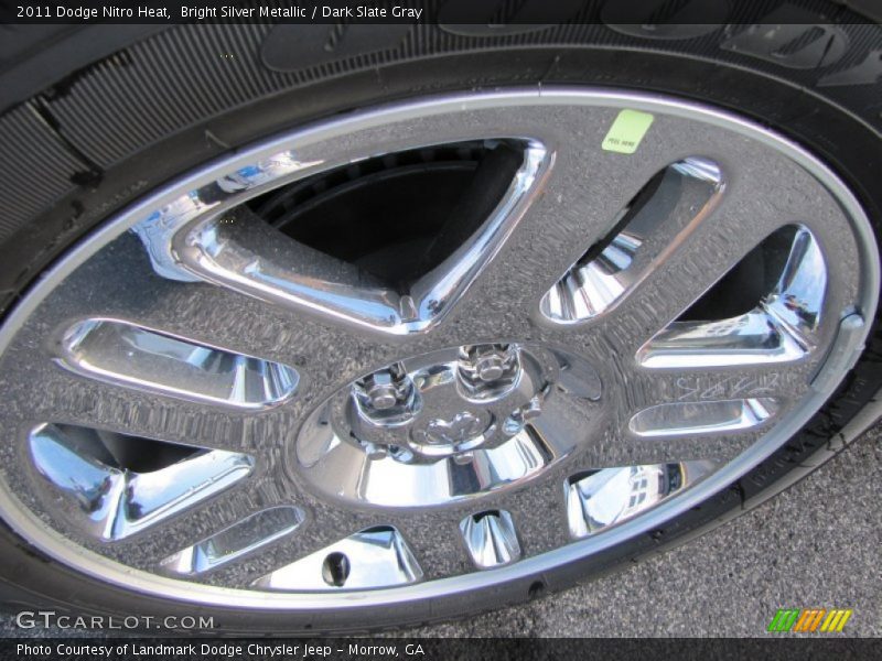 Bright Silver Metallic / Dark Slate Gray 2011 Dodge Nitro Heat