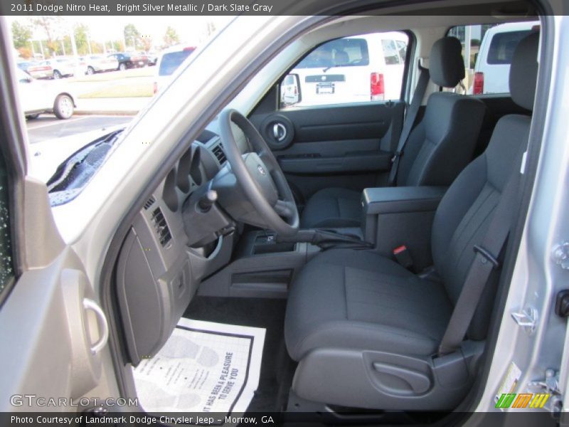 Bright Silver Metallic / Dark Slate Gray 2011 Dodge Nitro Heat