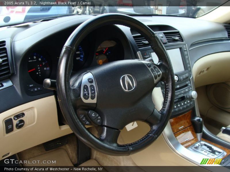 Nighthawk Black Pearl / Camel 2005 Acura TL 3.2