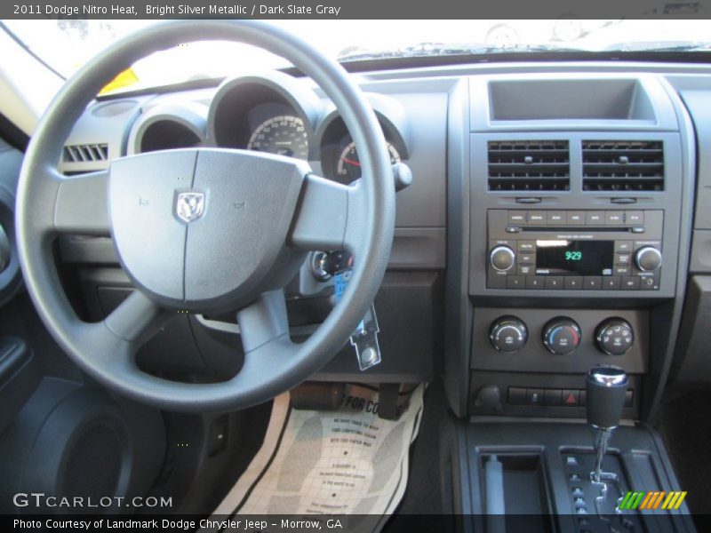 Bright Silver Metallic / Dark Slate Gray 2011 Dodge Nitro Heat