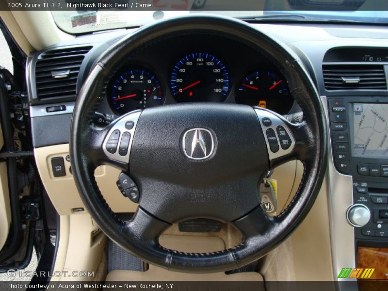 Nighthawk Black Pearl / Camel 2005 Acura TL 3.2