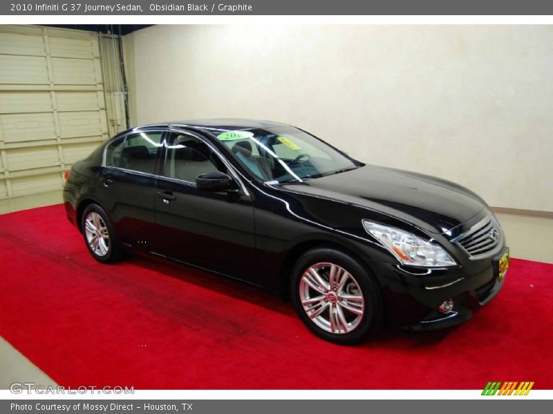 Obsidian Black / Graphite 2010 Infiniti G 37 Journey Sedan